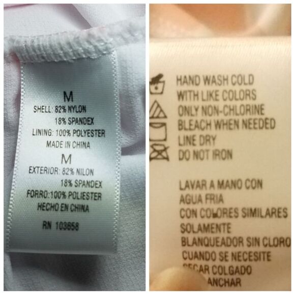 NWT|Rosé Queen One-Piece Cross-Back Striped Swimsuit, MEDIUM - Picture 7 of 8